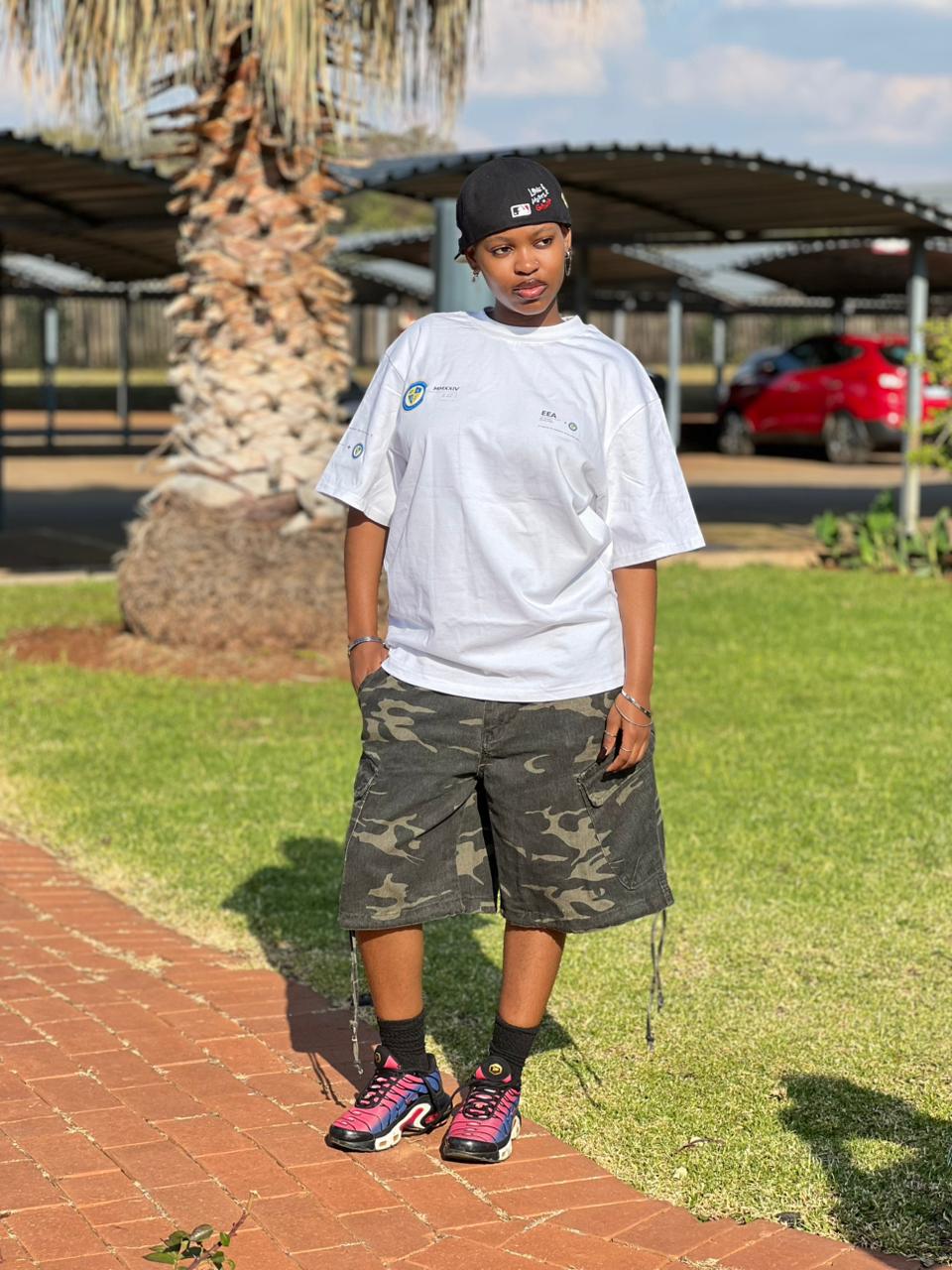 EEA member wearing EEA Series 01 merchandise