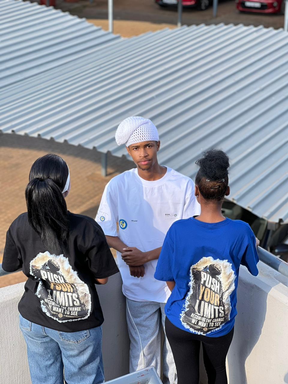 EEA member wearing EEA Series 01 merchandise