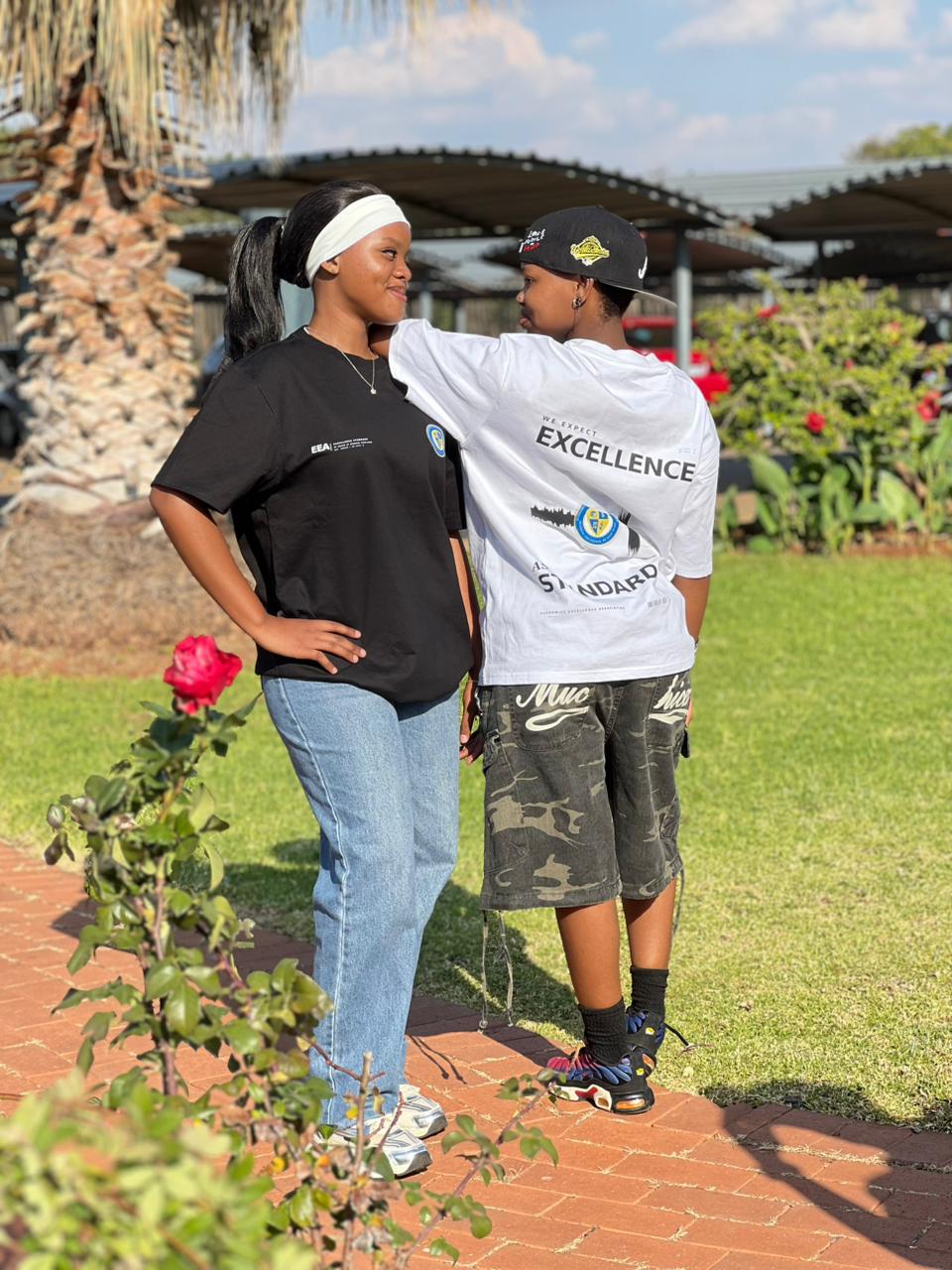 EEA member wearing EEA Series 01 merchandise